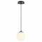 Oxygen Luna 8-Inch 3000K LED Pendant in Black by Oxygen Lighting 3-671-15