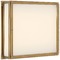 Visual Comfort Signature Collection Thomas OBrien Mercer Square Box Light in Brass by Visual Comfort Signature TOB2004HAB