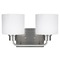 Generation Lighting Canfield Brushed Nickel Bathroom Light by Generation Lighting 4428802-962
