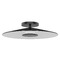Kuzco Lighting Cruz 15-Inch LED Semi-Flush Mount in Black with White Interior by Kuzco Lighting WS22915-BK/WH