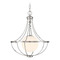 Meridian Meridian Brushed Nickel Pendant Light with Globe Shade M7047BN