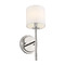 Kichler Lighting Ali Wall Sconce with Fabric Shade in Nickel by Kichler Lighting 52505PN
