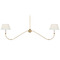 Visual Comfort Signature Collection Visual Comfort Signature Collection Amber Lewis Ingela Hand-Rubbed Antique Brass LED Island Light AL5085HAB-SP