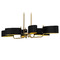 Quoizel Lighting Quoizel Lighting Madden Aged Brass & Black Island Light MAD641AB