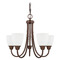 HomePlace by Capital Lighting Trenton 21-Inch Chandelier in Bronze by HomePlace Lighting 415151BZ-337