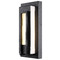 Z-Lite Keaton Black LED Outdoor Wall Light by Z-Lite 520S-BK-LED