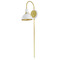 Maxim Lighting Maxim Lighting Dawn White & Satin Brass Plug and Cord Wall Lamp 12041WTSBR