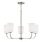 HomePlace by Capital Lighting Lawson 5-Light Chandelier in Nickel by HomePlace by Capital Lighting 448851BN-542