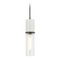 Matteo Lighting Matteo Lighting Marmor Matte Black & White Marble LED Mini-Pendant Light with Cylindrical Shade C39911MB