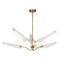 Alora Lighting Osorio 46-Inch LED Chandelier in Brass & Matte White by Alora Lighting CH347646MWVB