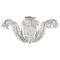 Visual Comfort Signature Collection Niermann Weeks Calais Semi-Flush in Silver Leaf by Visual Comfort Signature NW4051BSLCG