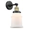 Innovations Lighting Canton Black Antique Brass Sconce by Innovations Lighting 203-BAB-G181