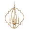 Quorum Lighting Dublin Gold Leaf Pendant by Quorum Lighting 6942-4-74