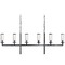 Visual Comfort Signature Collection Kelly Wearstler Liaison Linear Chandelier in Bronze by Visual Comfort Signature KW5203BZCG