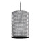 Maxim Lighting Maxim Lighting Shaka Black & White Pendant Light with Cylindrical Shade 29123BKWT