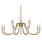 Savoy House Savoy House Lighting Bergdorf Warm Brass Chandelier 1-5803-12-322
