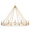 Z-Lite Z-Lite Dennison Signature Brass Chandelier 4005-16SBR