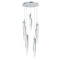 ET2 Lighting Quartz 5-Light LED Pendant in Polished Chrome by ET2 Lighting E31244-20PC