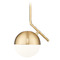 Z-Lite Z-Lite Realm Sphere Modern Gold Mini-Pendant Light with Globe Shade 7517P7-MGLD