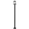 Z-Lite Broughton Black Post Light by Z-Lite 521PHMS-536P-BK
