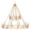 Z-Lite Z-Lite Dennison Signature Brass Chandelier 4005-18SBR