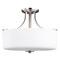 Generation Lighting Canfield Brushed Nickel Semi-Flush Mount by Generation Lighting 7728803-962