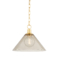 Mitzi by Hudson Valley Anniebee Pendant in Aged Brass by Mitzi by Hudson Valley H829701L-AGB