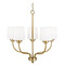 Generation Lighting Windom 20-Inch Satin Brass LED Chandelier by Generation Lighting 3102805EN3-848
