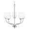 Generation Lighting Windom 20-Inch Brushed Nickel LED Chandelier by Generation Lighting 3102805EN3-962