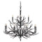 Fredrick Ramond Fredrick Ramond Eve Brushed Graphite LED Crystal Chandelier FR46810BGR