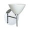 Besa Lighting Besa Lighting Domi Chrome Sconce 1SW-1743KR-CR