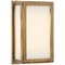 Visual Comfort Signature Collection Thomas OBrien Mercer Short Box Light in Brass by Visual Comfort Signature TOB2003HAB