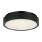 Matteo Lighting Marblestone Matte Black LED Flush Mount by Matteo Lighting X05911MB