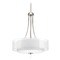 Progress Lighting Drum Pendant in Brushed Nickel by Progress Lighting P5047-09