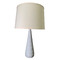 House of Troy Lighting House Of Troy Scatchard White Matte Table Lamp with Empire Shade GS826-WM