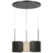 Visual Comfort Signature Collection Armise 28-Inch LED Drum Chandelier in Matte Carbon by VC Signature AMB5004MTC-NF