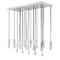 Z-Lite Z-Lite Stari Brushed Nickel Multi-Light Pendant 1956P-17L-BN