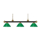 Z-Lite Riviera Bronze & Satin Gold Billiard Light by Z-Lite 200-3BRZ+SG-PGR