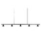 Kuzco Lighting Dune 47-Inch LED Linear Chandelier in Black by Kuzco Lighting LP19947-BK