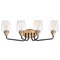 Maxim Lighting Goblet Bronze & Antique Brass Bathroom Light by Maxim Lighting 26123CLBZAB