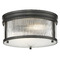 Z-Lite Z-Lite Carnaby Matte Black Flushmount Light 7504FR13-MB