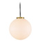 Z-Lite Parsons Matte Black & Olde Brass Pendant by Z-Lite 477P14-MB-OBR